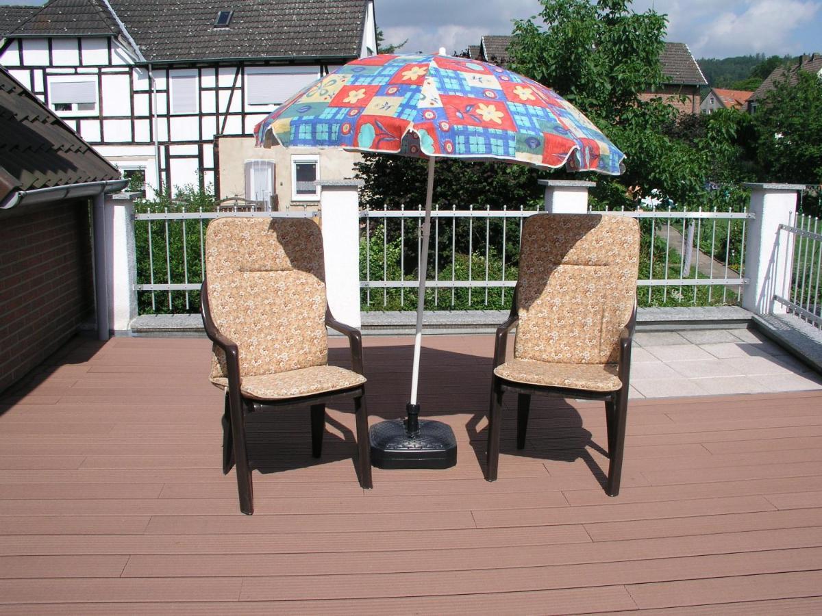 Ferienwohnung Am Deister Mit Grossem Balkon Springe Exteriér fotografie